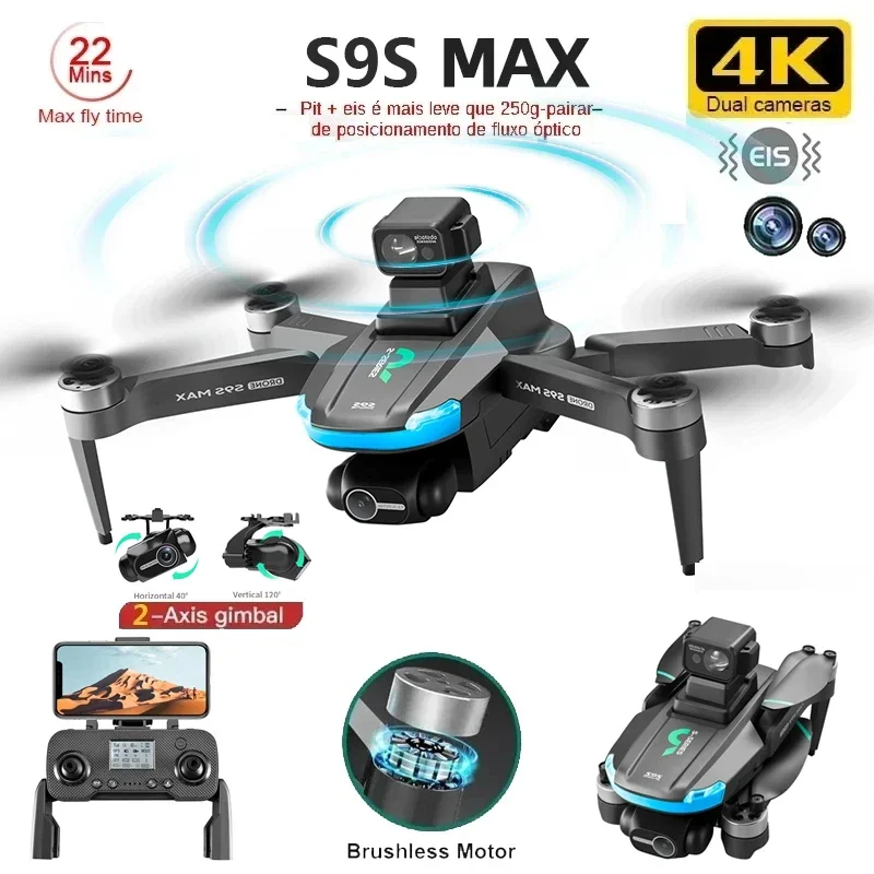 NEW S9S MAX MINI Drone 4K 2-Ax - огляд і ціна Drone Racing Camera