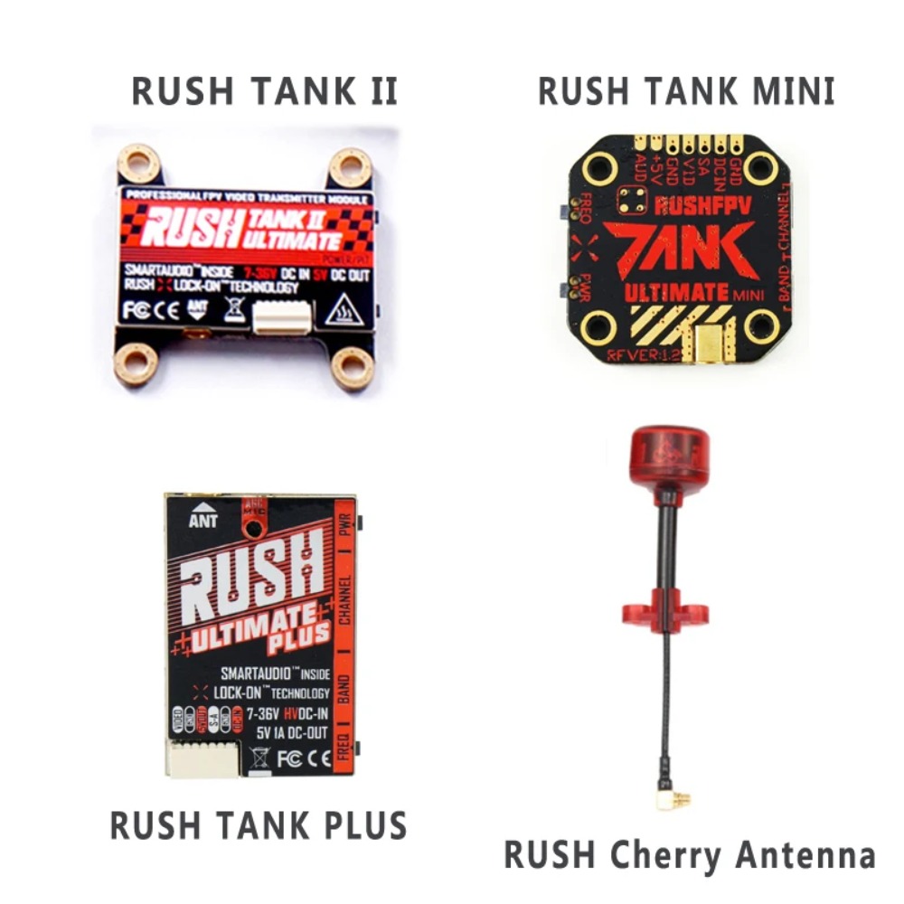 RUSH TANK Ultimate II/Mini/PLU - огляд і ціна Drone Racing Receiver