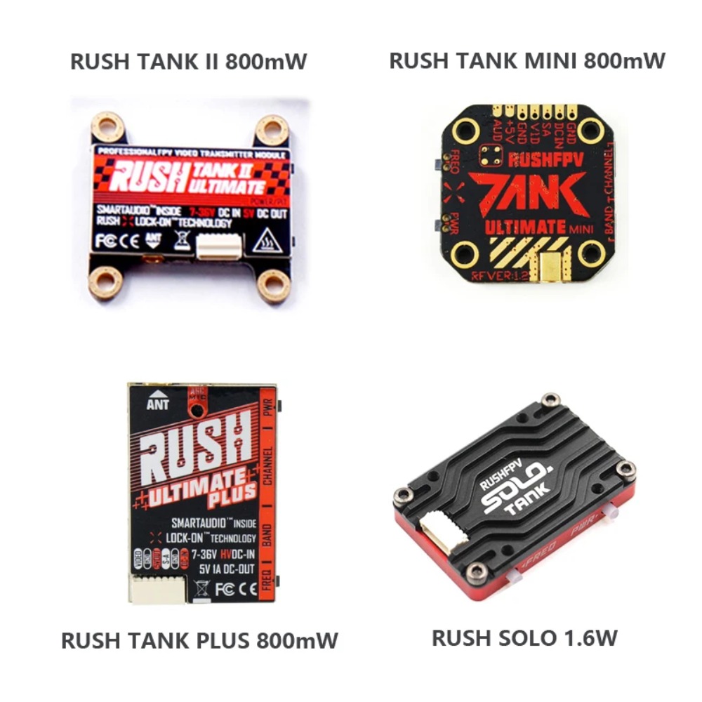 RUSH TANK Ultimate II/Mini/PLU - огляд і ціна Drone Racing Receiver
