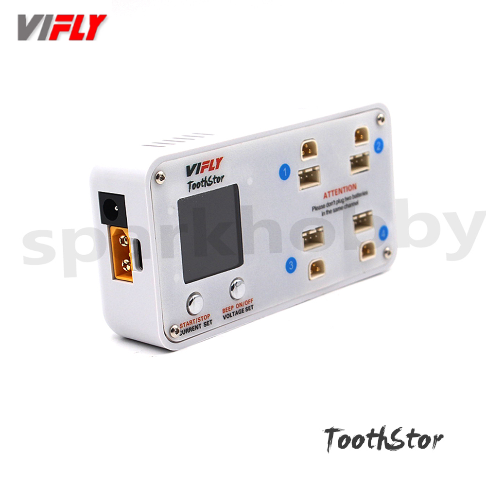 VIFLY ToothStor 4 Port 2S Bala - огляд і ціна Drone Racing Charger